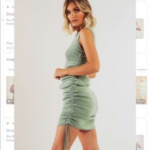 Scrunch tie dress